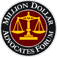 Million Dollar Advocates Forum Badge